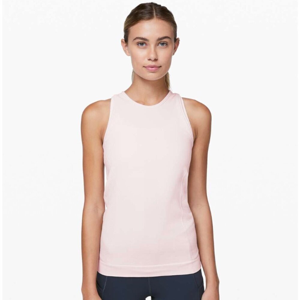 Lululemon For the Chill of It Tank Pink Glow (light pink/off white) - Size 2/4?